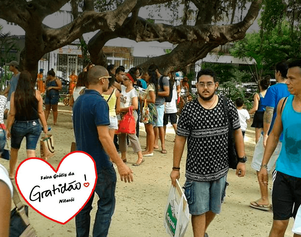 Nesse sábado acontece a feira grátis da gratidão no Campo de São Bento em Niterói